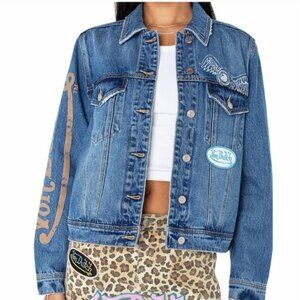 Nwt Von Dutch - S Women's Denim Trucker Jacket Blue Jean Jacket